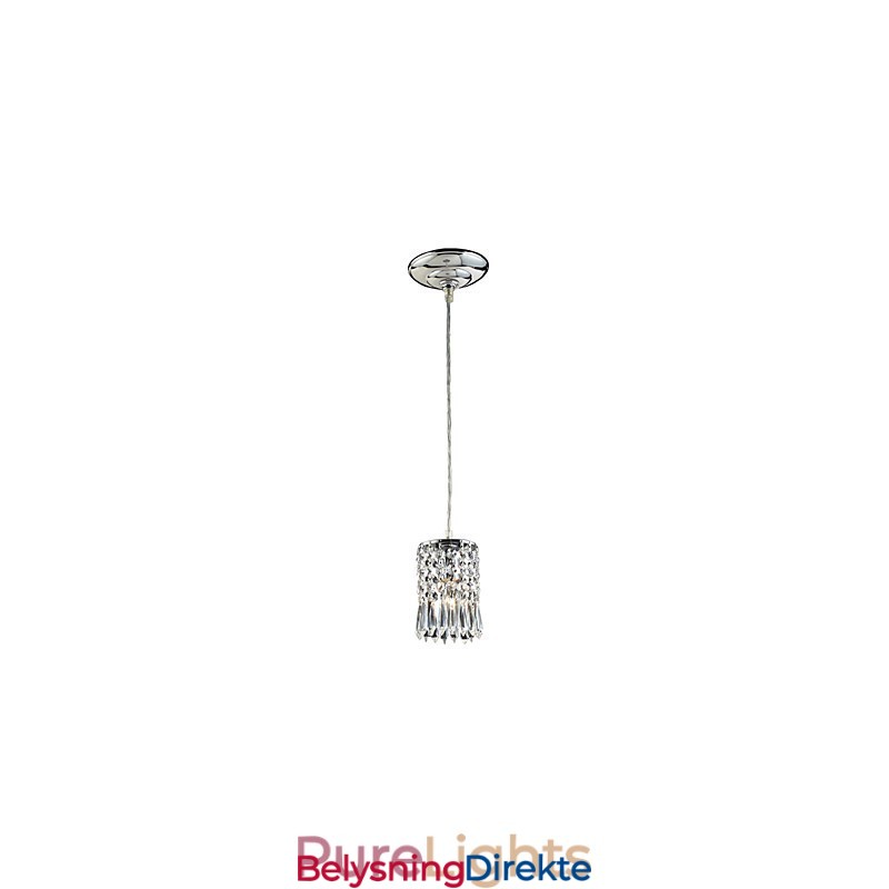 Moderne Og Moderne Krystall Mini-Stil Galvanisert Pendellampe