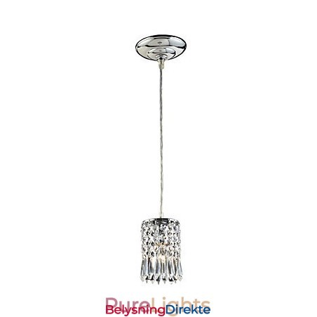 Moderne Og Moderne Krystall Mini-Stil Galvanisert Pendellampe