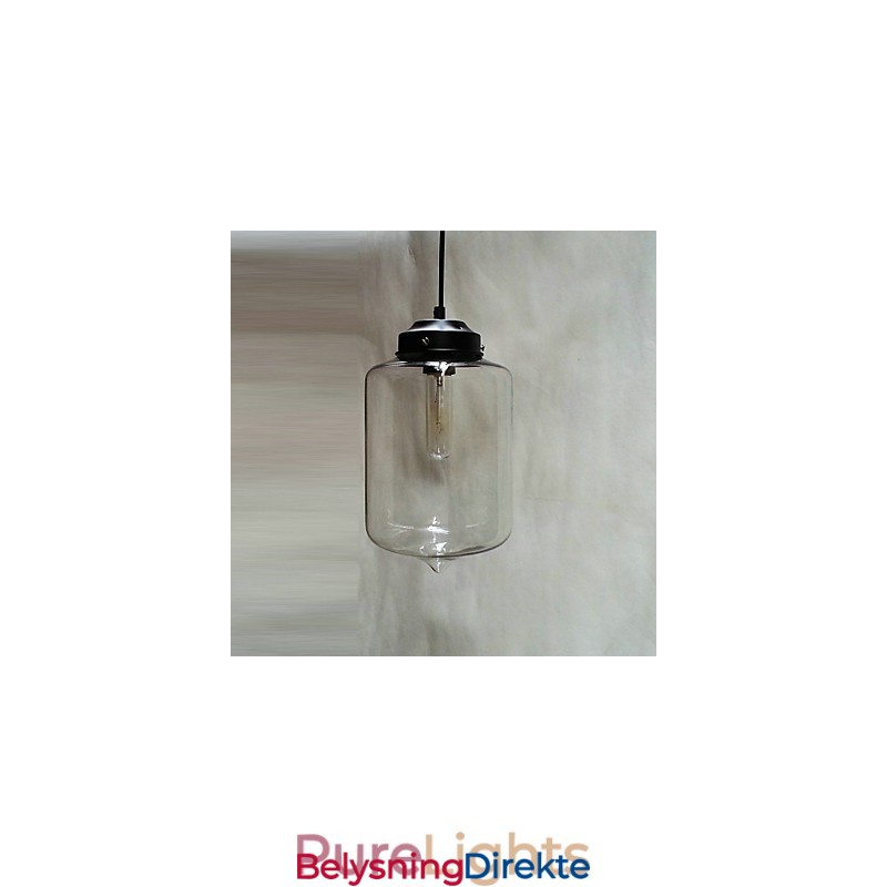 Flaskedesign Pendellampe Med 1 Lys Minimalistisk Jernmaleri