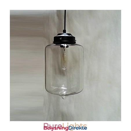 Flaskedesign Pendellampe Med 1 Lys Minimalistisk Jernmaleri