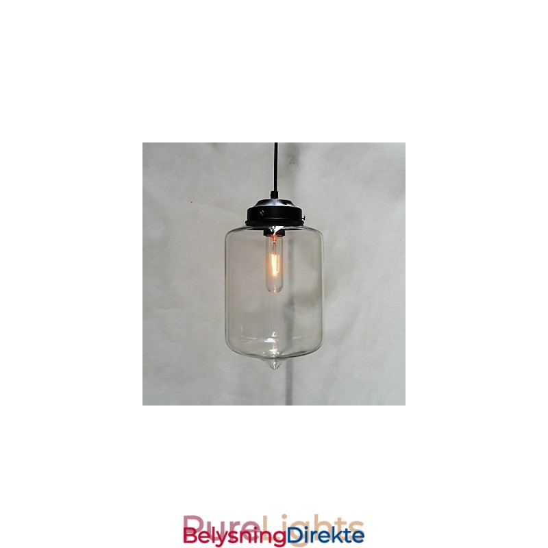 Flaskedesign Pendellampe Med 1 Lys Minimalistisk Jernmaleri