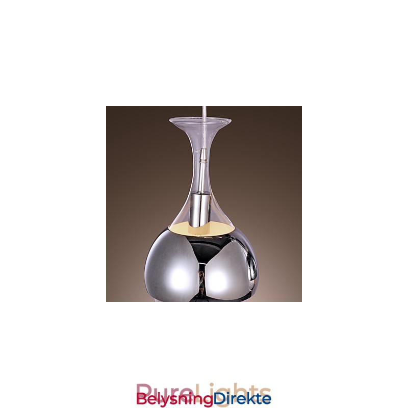 Kreativ Anhengslampe I Fransk Stil Med 3 Lys I Form Av En Beger