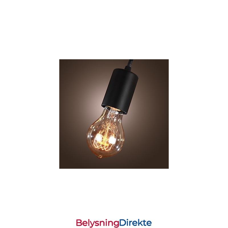 Lysekrone Vintage Design Pærer Inkludert Stue 10 Lys Pendellampe