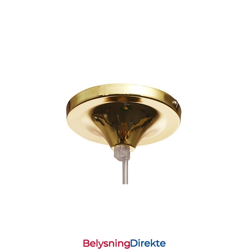 Moderne Og Moderne Anhengslampe I Metall I Ministil Med Skål