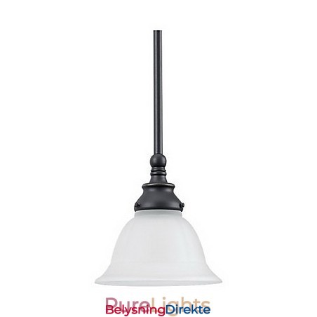 Elegant Pendellampe I Hvit Skjerm