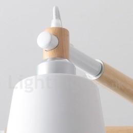 3-Lys Moderne Samtidslysekrone I Tre