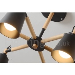 Moderne, Samtidskunstnerisk Lysekrone Med Tre Og 6 Lys