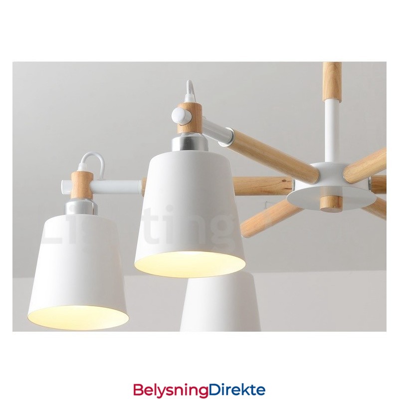 Moderne, Samtidskunstnerisk Lysekrone Med Tre Og 6 Lys