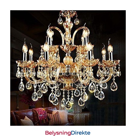 Lysekrone Krystall Moderne Samtids Tradisjonell Klassisk Glass