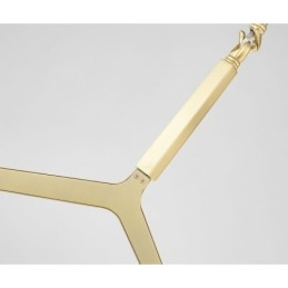 Moderne Samtids 20 Lysende Lysekrone (Svart Gylden)