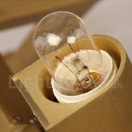 Moderne Samtids 20 Lysende Lysekrone (Svart Gylden)