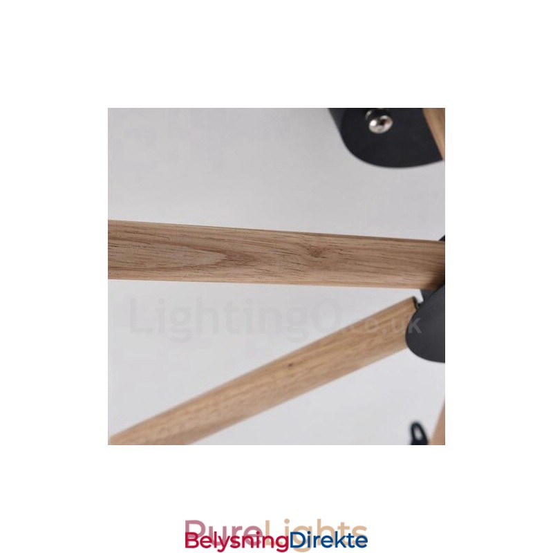 Moderne Og Samtidskunstnerisk Trelysekrone Med 3 Lyskilder Og Trommeskjerm I Stoff