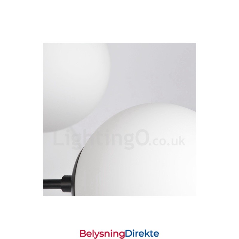 Svart Lysekrone I Metall Med 12 Lys Og 2 Etasjer Og Glassskjerm, Moderne Og Samtidsstil