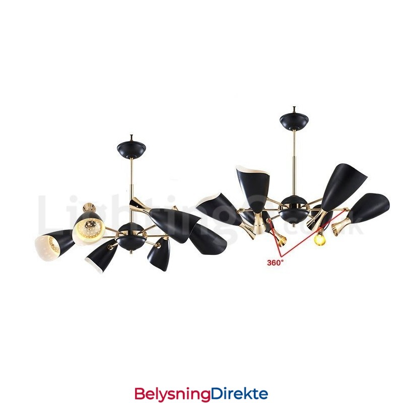 6 Lys Moderne Samtidslysekrone