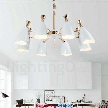 Moderne, Samtidsstil Lysekrone Med 8 Lys