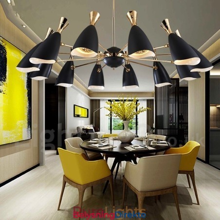 12-Lys Lysekrone Moderne Samtidsstil