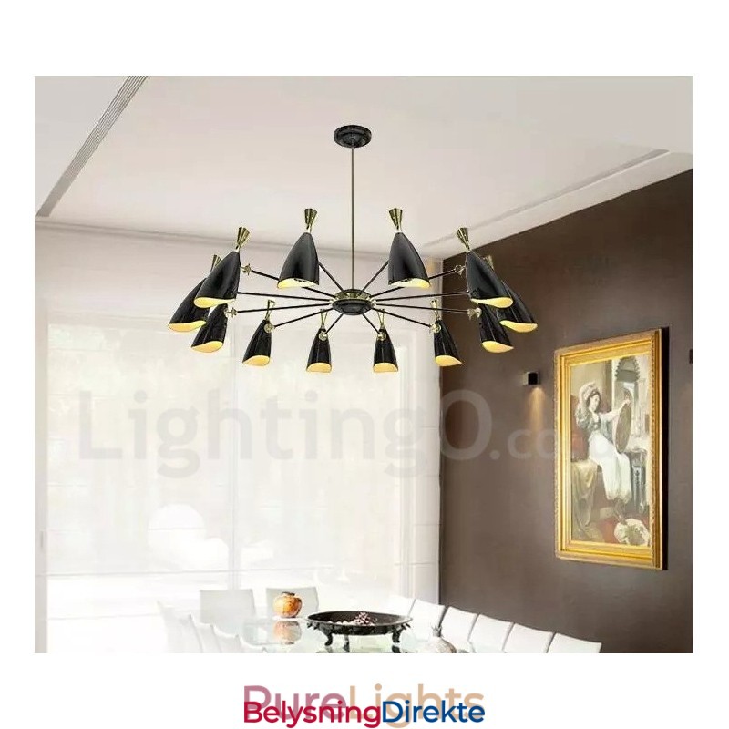 12-Lys Lysekrone Moderne Samtidsstil