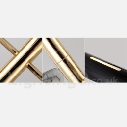 2-Etasjes Moderne Samtidslysekrone Med 4 Lys