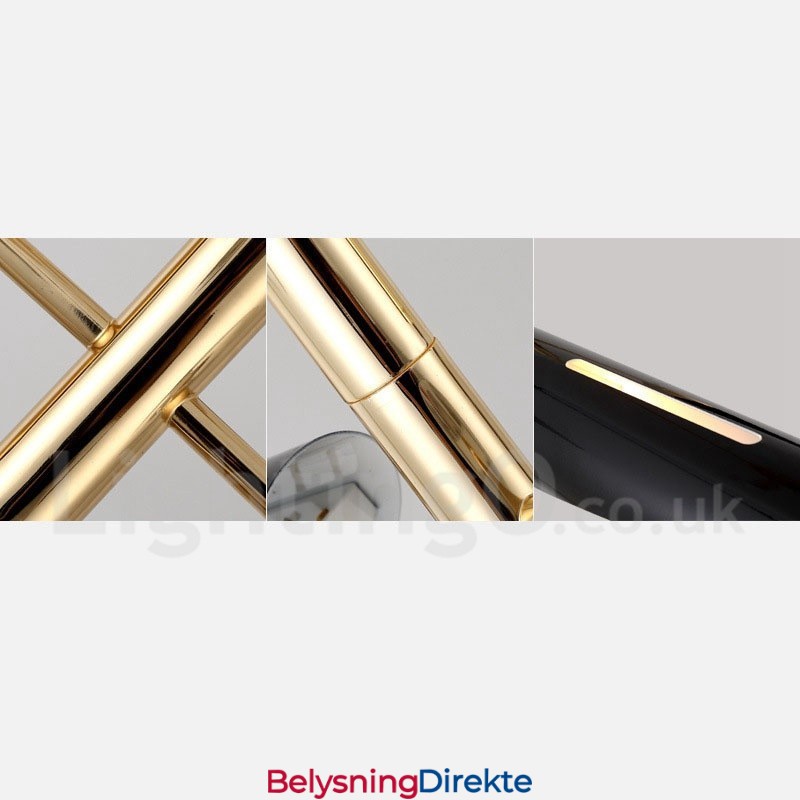 2-Etasjes Moderne Samtidslysekrone Med 4 Lys