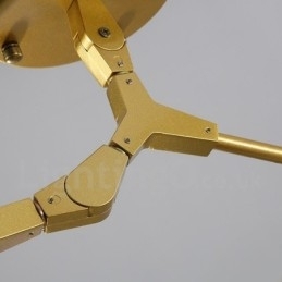 5-Lys Moderne Samtidslysekronelampe