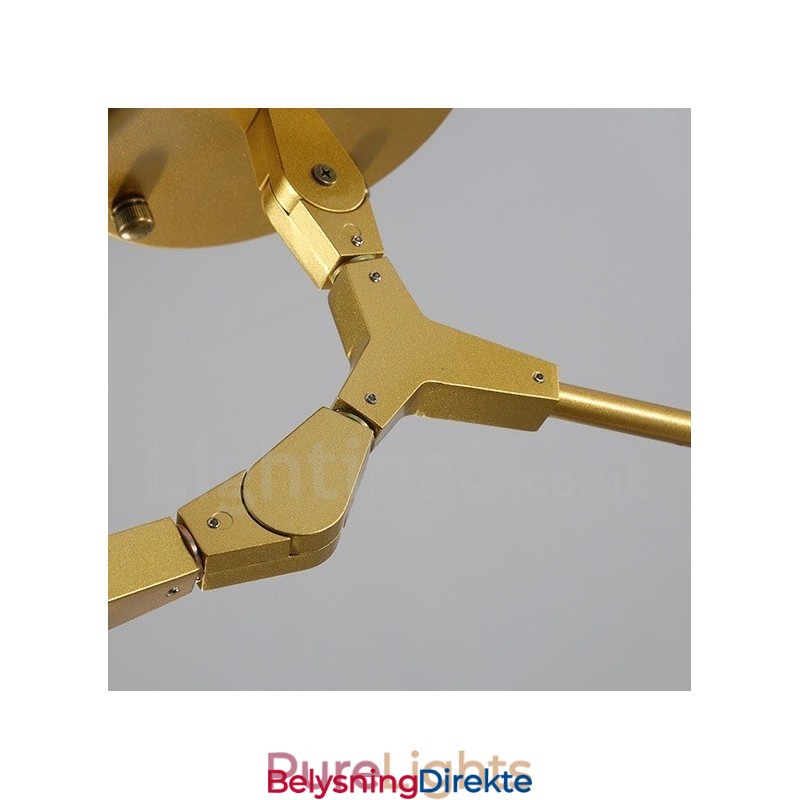 5-Lys Moderne Samtidslysekronelampe