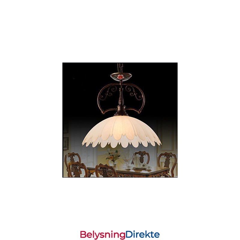Retro Håndmalt Kunst Pendellampe Belysning Lampebelysning