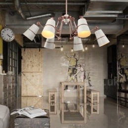 Lysekrone Med 6 Lys I Moderne, Samtidsstil