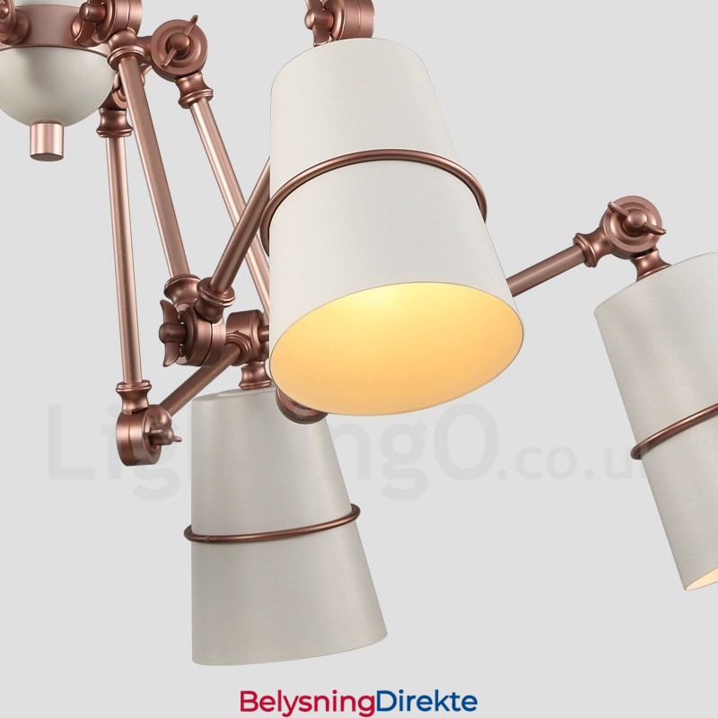 Lysekrone Med 6 Lys I Moderne, Samtidsstil