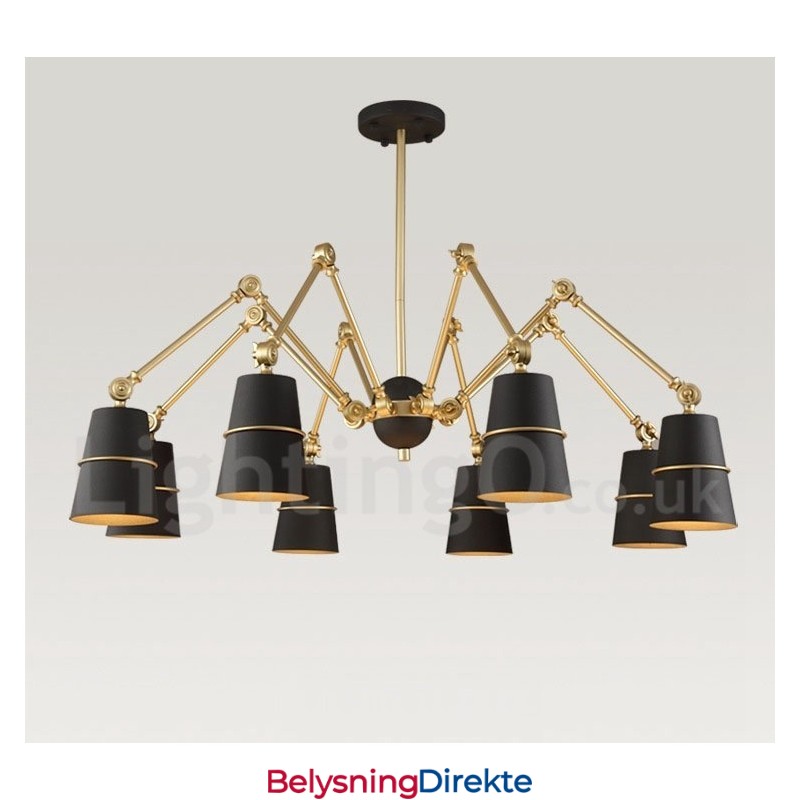 8 Lys Moderne Samtidslysekronelampe