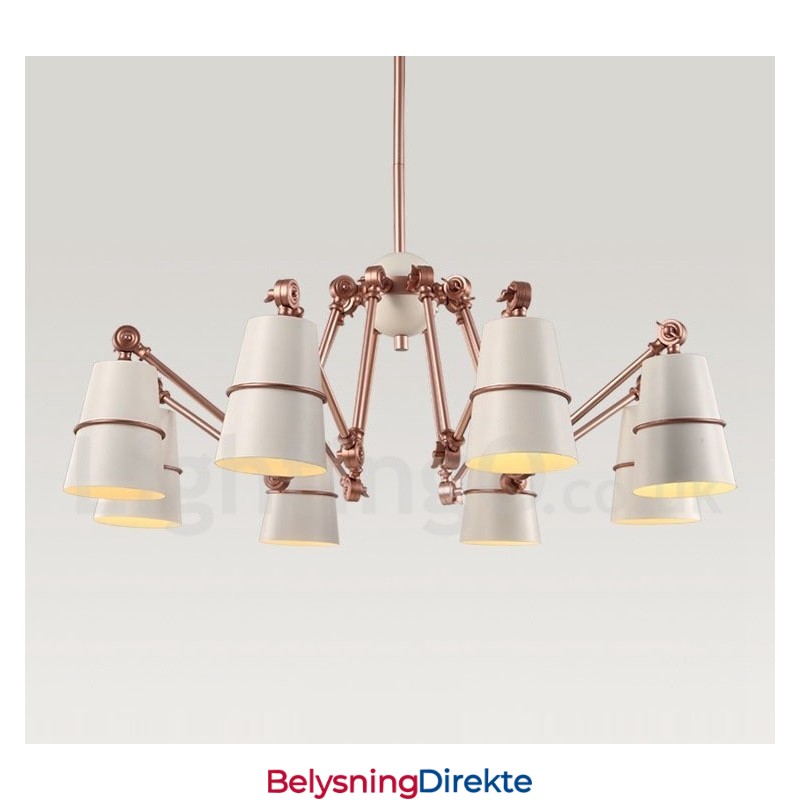 8 Lys Moderne Samtidslysekronelampe
