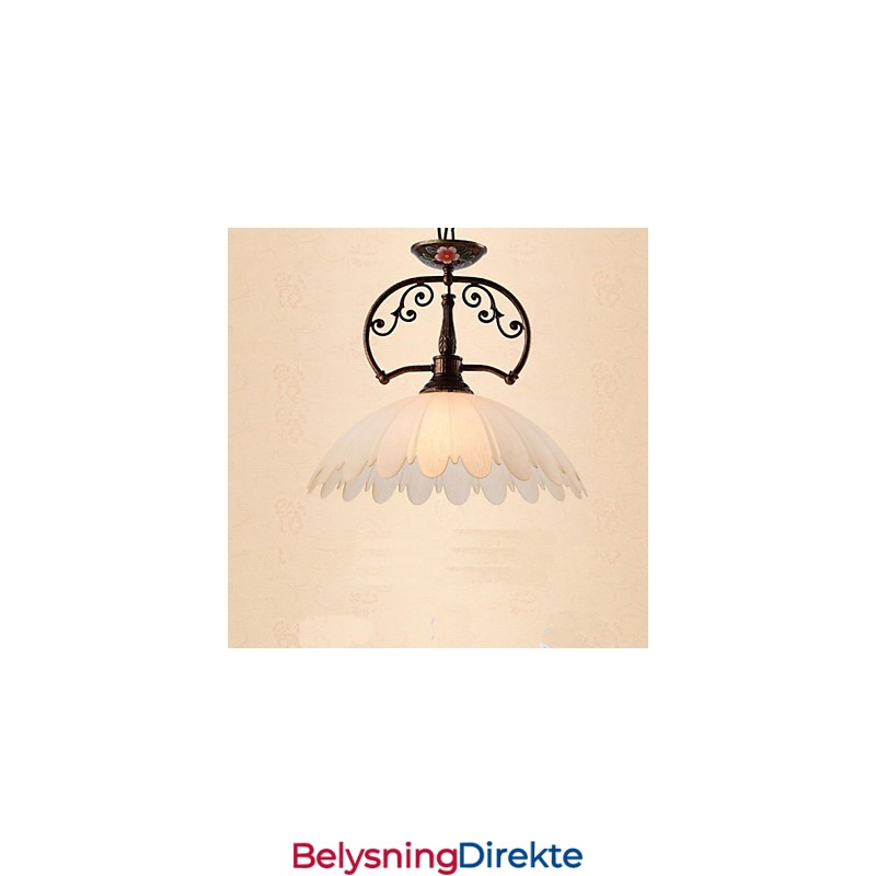 Retro Håndmalt Kunst Pendellampe Belysning Lampebelysning