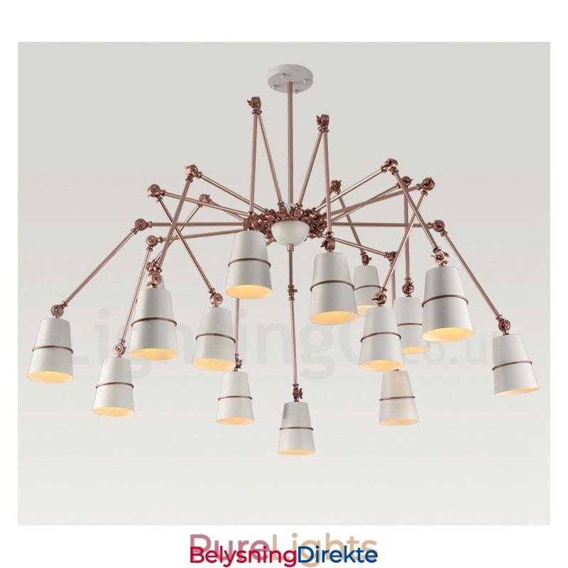 15 Lys Moderne Samtidslysekronelampe