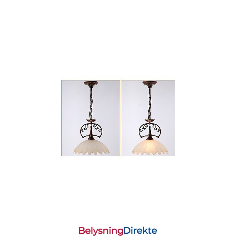 Retro Håndmalt Kunst Pendellampe Belysning Lampebelysning