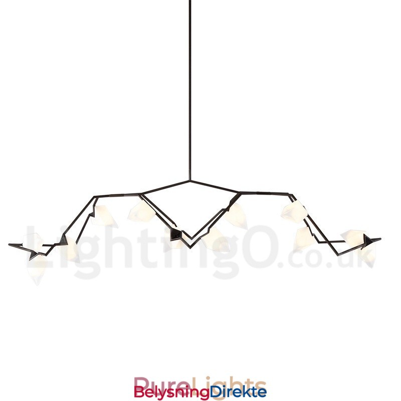 Moderne Samtidskunst Lysekrone Med 8 Lys