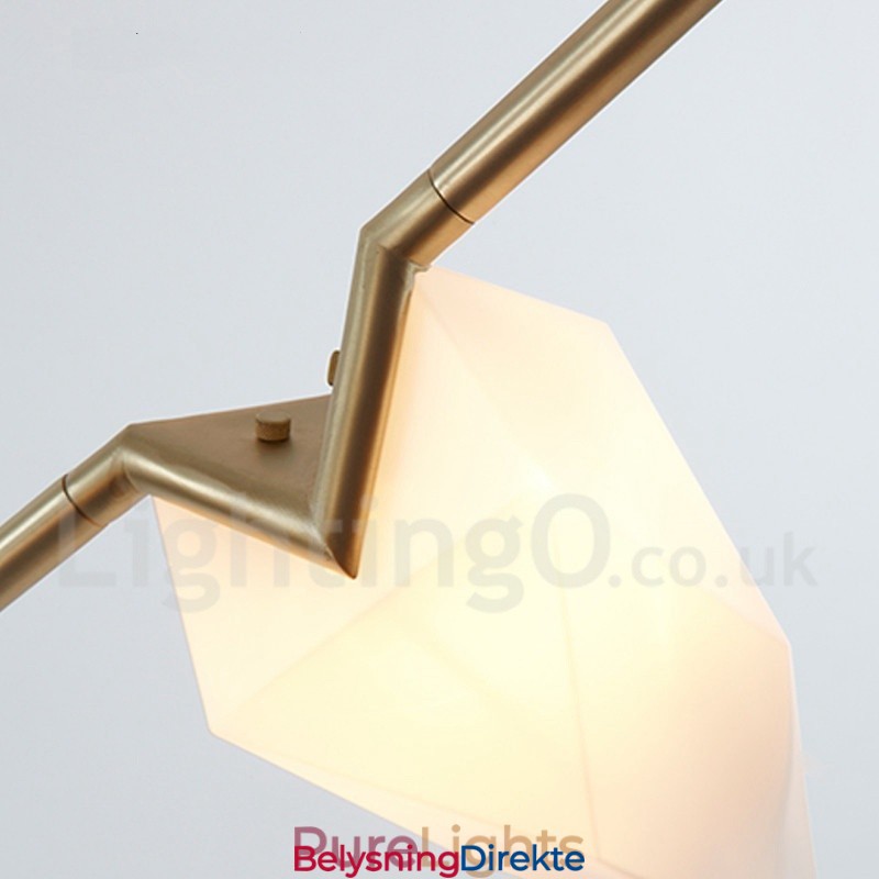 Moderne Samtidskunst Lysekrone Med 8 Lys