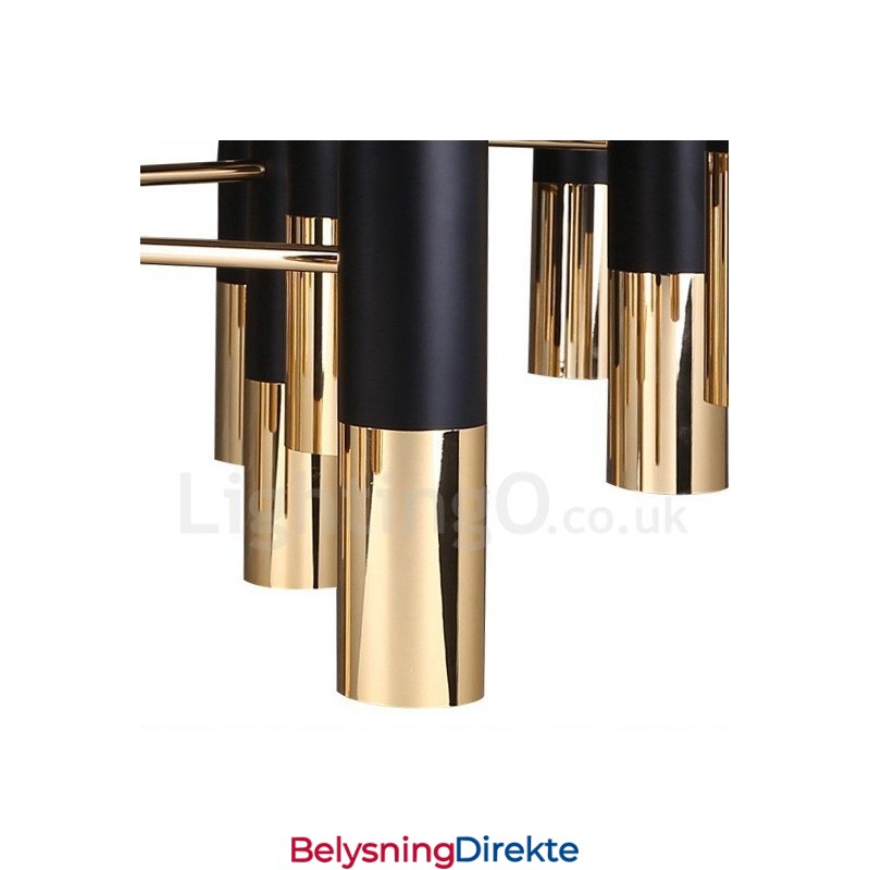 Moderne Samtidskunstnerisk Lysekrone Med 22 Lys