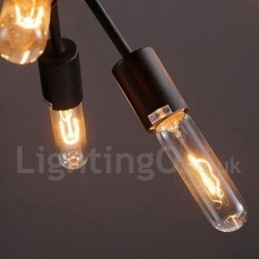 Retro Vintage Sputnik-Lysekrone Med 12 Lys