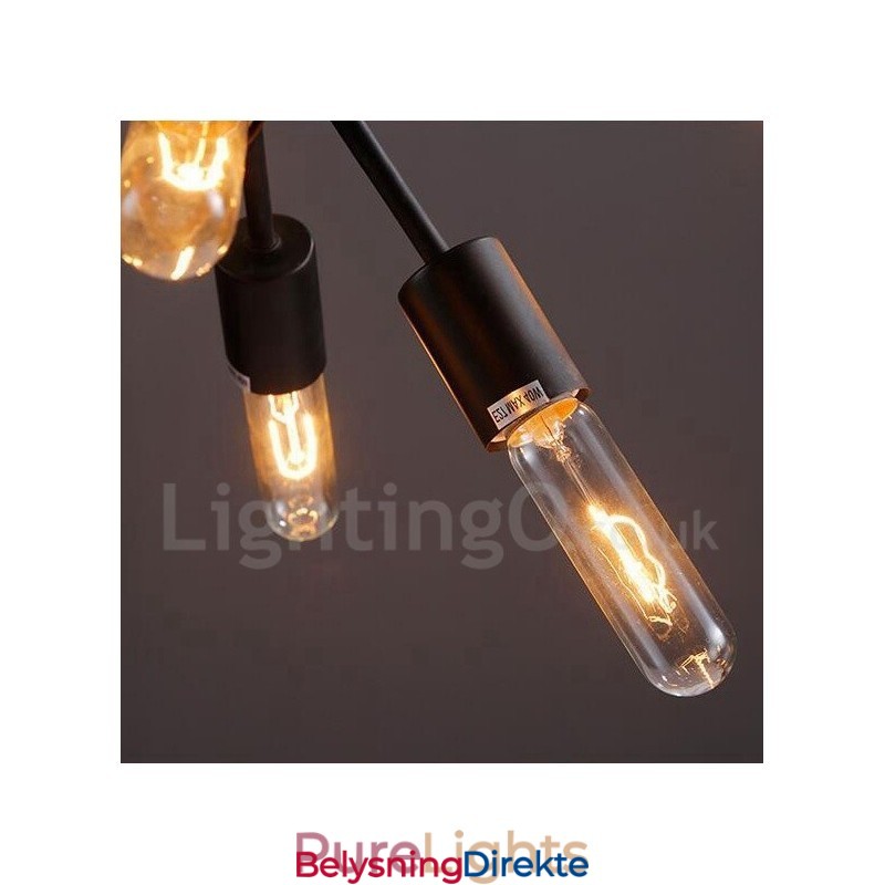 Retro Vintage Sputnik-Lysekrone Med 12 Lys