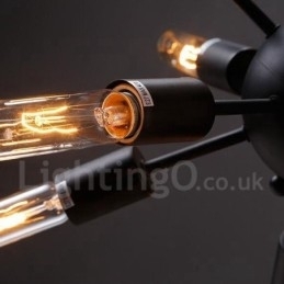 Retro Vintage Sputnik-Lysekrone Med 12 Lys