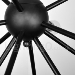 16 Lys Vintage Retro Sputnik Lysekrone