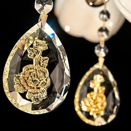 Moderne Samtids Annet Metall Lysekrone