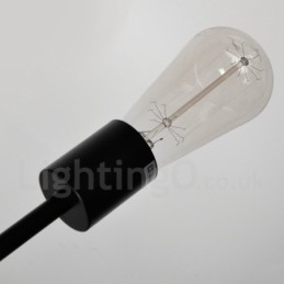 16 Lys Vintage Retro Sputnik Lysekrone