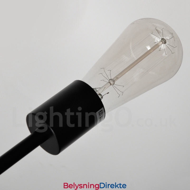 16 Lys Vintage Retro Sputnik Lysekrone