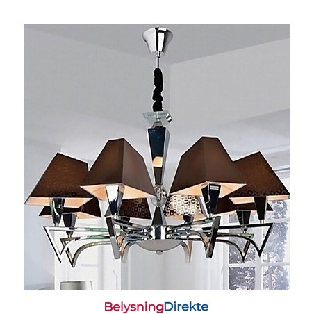 Mote Smijernslysekronebelysning Kunstlysekrone Med 8 Lys