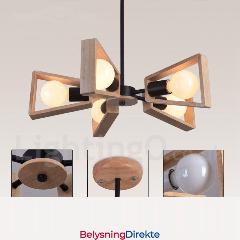 Tre, Ett Nivå, 5 Lys, Lysekrone, Moderne, Samtidsstil