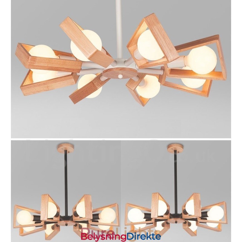 Tre, Ett Nivå, 8 Lys, Lysekrone, Moderne, Samtidsstil