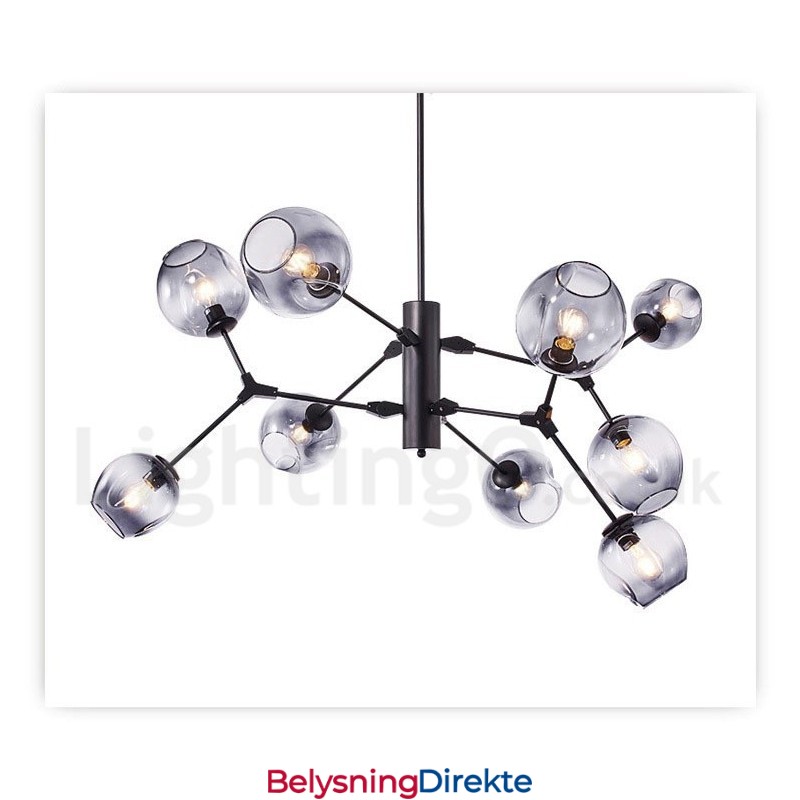Lysekrone Med Glassskjerm Moderne Samtidsstil