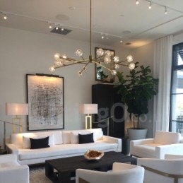 17-Lys Lysekrone I Vintagestil Med Landlig Stil