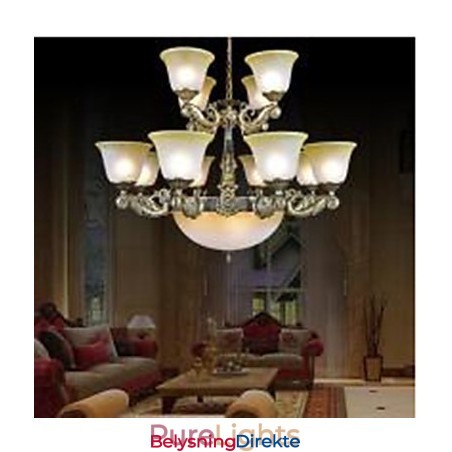 Lysekrone Tradisjonell Klassisk Vintage Retro Metall