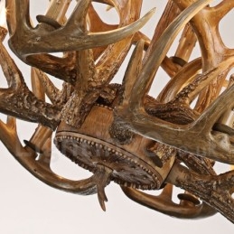 Vintage Landlig Lysekrone Med 12 Lys